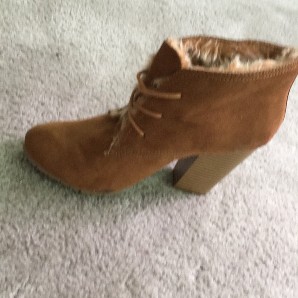 Brown booties